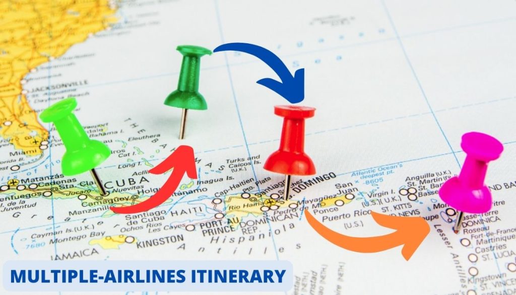 Multiple-airlines Itinerary