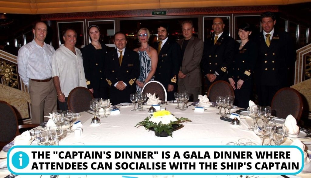 What Does the Captain’s Dinner Entail on a Cruise Ship?